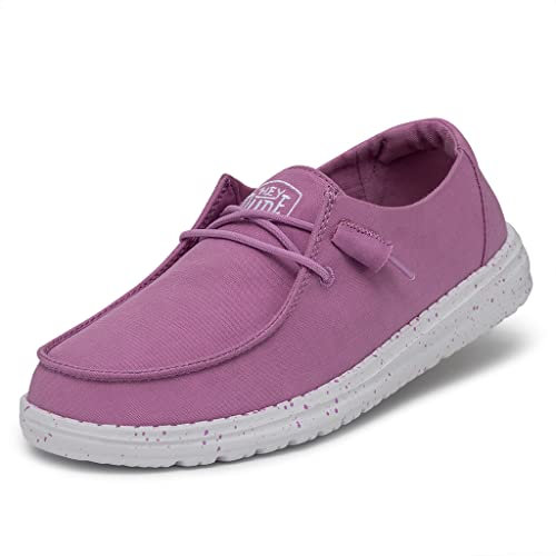 Hey Dude Wendy Slub Canvas, Mocassini Donna, Violet, 39 EU