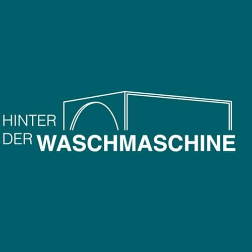Hinter der Waschmaschine