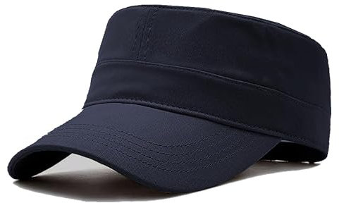Van Der Rich ® - Cappello Army con Visiera in Cotone - Donna - Uomo (Navy, TU)