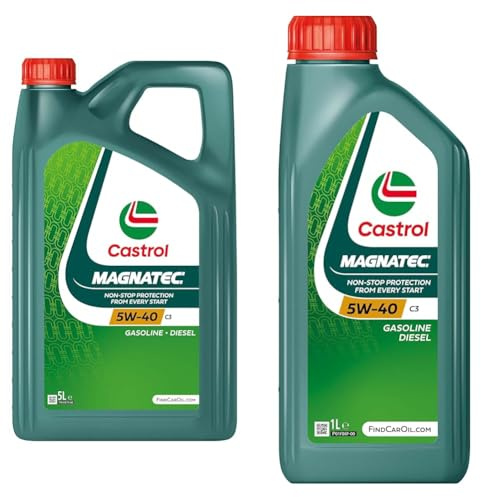 Bundle | Castrol MAGNATEC 5W-40 C3 Motoröl, 5L + 1L