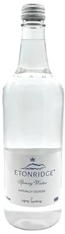 Etonridge Lightly Sparkling Spring Water 24 x 330ml Glass Bottles