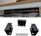 Niciksty 2 Niveaux Support pour Ordinateur Portable sous Le Bureau avec Vis, Support pour Appareils Jusqu'à 30 mm, Compatible avec Le Clavier d'un Ordinateur Portable MacBook