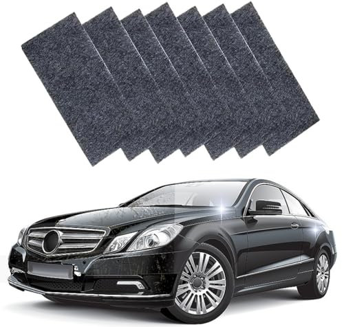 Ruayia Nano Sparkle Tuch 7 Stück, Nanosparkle Tuch Auto Kratzer original Magic Nano Sparkle Entfernen Reparatur Auto Scratch leichten Remover Kratzfarben - 7 Stück
