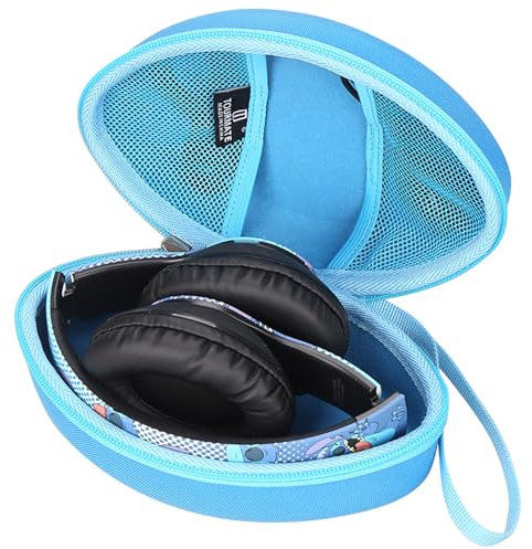 Hartschalen-Schutzhülle für iJoy Bluetooth-Kopfhörer, Reiseetui für kabelloses, faltbares Headset, Tourmate (nur Hülle) (blau)