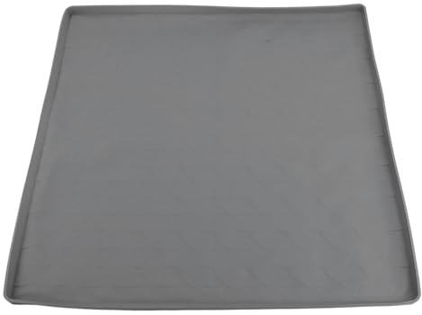 Alma de machine à laver et sèche linge Top Mat 23,6 x 23,6 po Padera de couvercle supérieur en silicone pour machine à laver Sèche-linge Gris