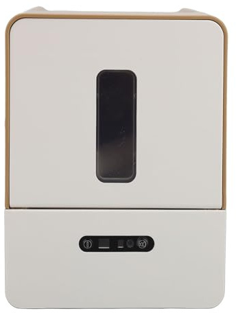YDuupxe Automatischer Papiertuchspender Berührungsloser Elektrischer Rollen Papierhandtuchspender Smart Sensor Einstellbar Länge Spritzproof mit Nachtlicht für Badezimmerhotel (BROWN)