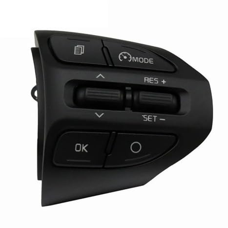 Lenkradschalter-Steuertasten Lenkung RH Fernbedienung Tempomat Schalter 96720G6010 Für Kia Für RIO Für K2 Für Picanto 2017 2018 2019 2020 2021(Model 2)
