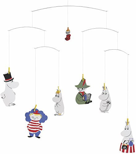 Flensted f432 Moomin 2009 Mobile, Stahl, Mehrfarbig, 55x50cm