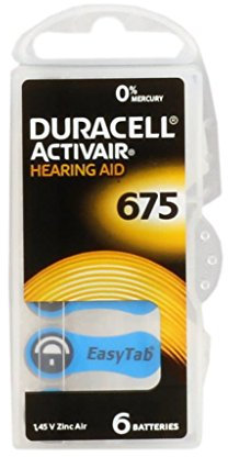 Lampa DC4062689 Batterie Duracell Easy Tab 675 Blu B6 Specialistica Linea