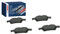 Bosch BP1449 Bremsbeläge - Hinterachse - ECE-R90 Zertifizierung - vier Bremsbeläge pro Set