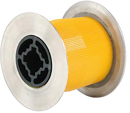 Eisenblätter POLY-PTX Schleifbandrolle, 85mm x 70mm – 40006va, Umlenkrolle für Schleifbänder bis 30 mm Breite, 100% Rundlaufgenauigkeit, verschleißfest, weich, gerillter Vulculan-Kunststoff