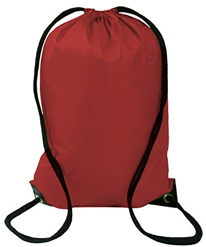 ZOLLNER Hipster Turnbeutel, 32x46 cm, wasserabweisend, Rot
