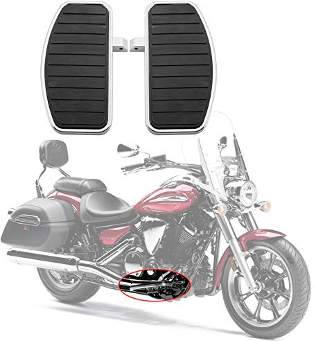 Artudatech - Pédale de moto - Repose-pieds avant pour Honda VTX 1800 1300, pour SUZUKI VL800 VL400 C50, pour Yamaha V-STAR