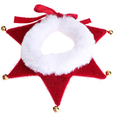 Weihnachten hundehalsband mit Glocken plüsch pet Kragen hundehals schal kostü Urlaub zubehör für pet Party Weihnachten Festival ( )