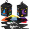 Baker Ross AX203 Halloween-Laternen-Sets mit Zauberer-Motiv– 4 Stück, Papierbasteln für Kinder zum Dekorieren und Präsentieren während der Halloween-Saison, Mittel
