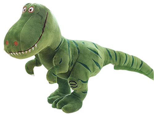 HDmirrorR Okssud Dinosaurier Plüschtiere, 40 cm Niedlichen Simulation Kuscheltier Tyrannosaurus Rex, Nette Cartoon Plüsch Dinosaurier Stofftier Spielzeug Geschenk für Baby, Kinder, Erwachsene (Grün)