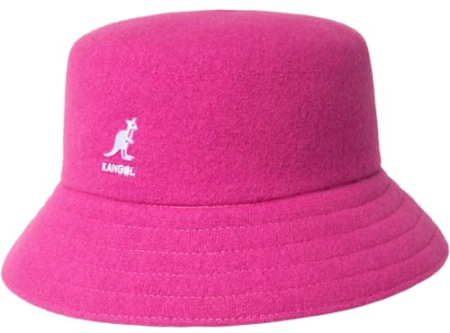 Kangol Wool Lahinch Hut Wollhut Fischerhut Stoffhut Clubhut Trendhut (XL (60-61 cm) - pink)