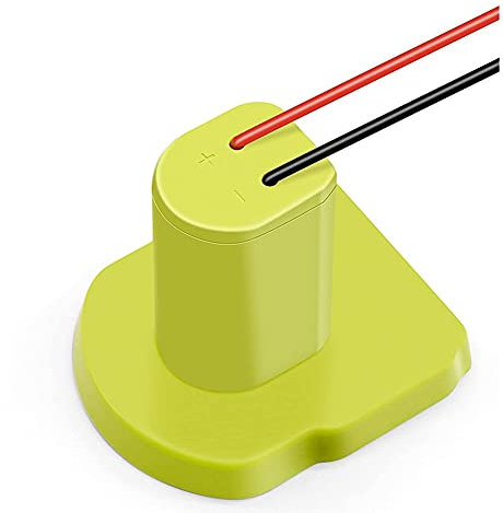 WOVELOT Adaptateur de batterie pour Ryobi One + batterie lithium-ion de 18 V, convertisseur de batterie d'outil électrique avec câble de calibre 12