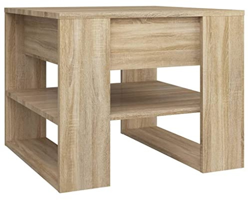 vidaXL Couchtisch Sonoma-Eiche 55,5x55x45 cm Holzwerkstoff