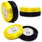 Set zwei Farben Schwarz und Gelb Satinband Schleifenband Dekoband Band Bastelband Zierband Satin (12 mm)