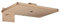 hansgrohe AXOR ShowerSolutions Kopfbrause 460/300 3jet, Brausearm, eckige Rosette, 35282310, Farbe: Brushed Red Gold