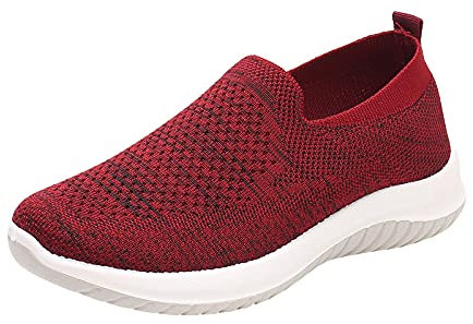 NOAGENJT stivali estivi donna traforati dude scarpe uomo estive scarpe da camminata uomo estive stivali uomo tutte le sneakers rosse per le donne 39 11.99