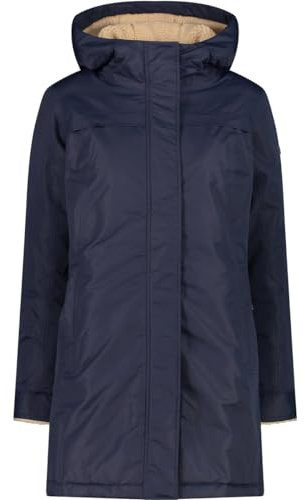 CMP Damen Hoodie Parka, black blue, 42