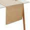 Simurq Tischläufer Leinenoptik - Lotuseffekt | Wasserabweisende & Abwaschbare tischläufer modern | Pflegeleicht & fleckenabweisend Läufer| tischläufer beige - Table Runner (Farbe: Beige, 40x180 cm)