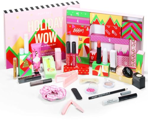 Essence Adventskalender 2023, Makeup Beauty Advent Calendar, Makeup Beauty Essence Advent Calendar Teenager Girls Women, Christmas Countdown Calendar, Christmas Advent Gift (A)