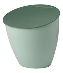 Mepal - Küchenabfalleimer Calypso - Kleiner Mülleimer mit Deckel - Komposteimer Küche - Ideal für die Küchenorganisation - Küchenhelfer & Spülmaschinenfest - 2200 ml - Nordic sage