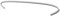 Rantry Lot de 50 crochets de gabion en acier galvanisé de 50 cm, paniers gabion en métal pour pierres, décoration de jardin, cloison murale