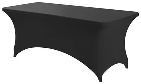 6ft Verlängerung Elastische Bettdecke Spannbettlaken Dehnbare Untertischdecke Zum Pfropfen Von Make-Up-Werkzeugen Salon-Schwarze Bettdecke