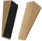 2Pcs Door Stoppers Wooden Door Wedge Non Slip Fixed Stop Base with Mat Door Holder Natural Beech Wooden Wedge Set Heavy Duty Doorstop for All Types of Home Bedroom Kitchen Office Doors Furniture