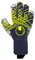 uhlsport Fußball Torwarthandschuhe Prediction Ultragrip - ultimativer Grip - für Kinder und Erwachsene, 11, Marine/weiß/Fluo gelb