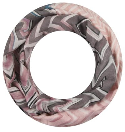 Majea Loop Schal Damen Schlauchschal Halstuch schmaler Loopschal (880051) (rosa 12)