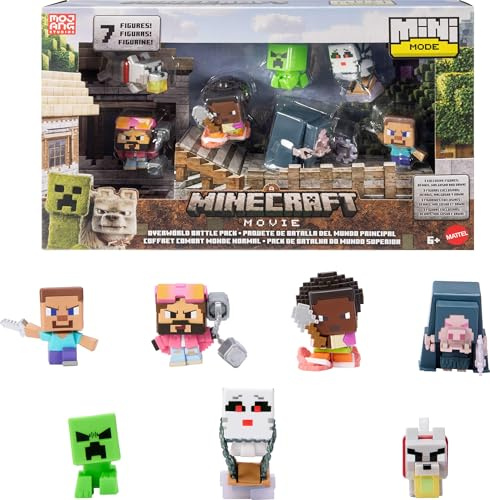 Minecraft The Mini Multipack Action Figure Movie for Children 4 Years and Above