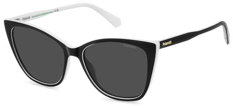 POLAROID Brille PLD 4181/S Größe 56-16 mm Schwarz Weiß/Eye size: 56 - Bridge size: 16