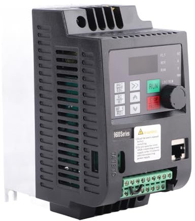 Baxnore Variable Fréquence Inverseur, ABS Solaire Photovoltaique Pompe Convertisseur D'entraînement, La Chaleur Résistent Convertisseur Inverseur de Fréquence pour CNC Routeur