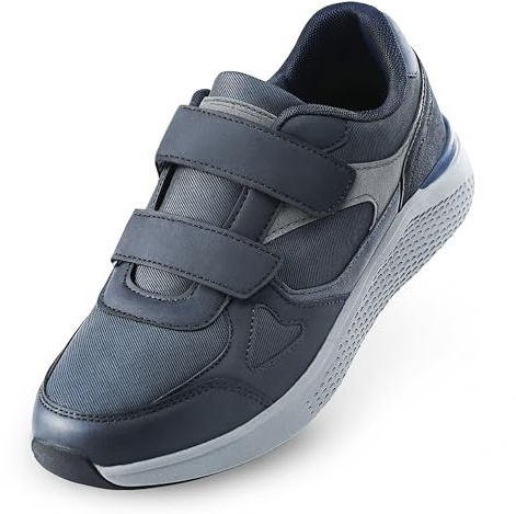 LEOSS ORIGINAL Sneaker Uomo con Chiusura a Strappo Scarpe da Corsa Ammortizzate Scarpe Sportive Leggere Scarpe da Ginnastica Traspiranti Scarpe da Running Stradali Scarpe Outdoor Ortopediche