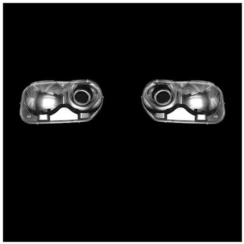 Objektiv Scheinwerfer Glas Für Dodge Für Challenger 2015-2020 Auto Front Kopf Lampe Licht Fall Abckung Glas Lampcover(A Piar)