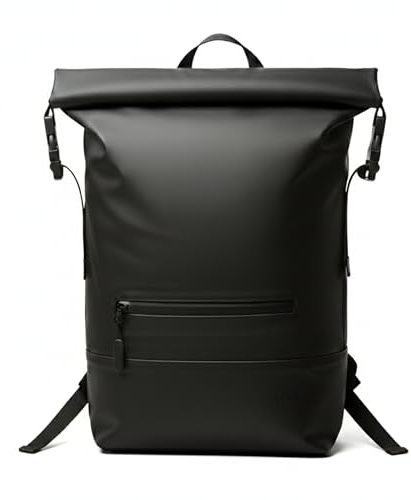 MASC Zaino Rolltop per Ufficio, Zaino da Lavoro Porta PC 17 Pollici, Elegante e Impermeabile perfetto per Uomo e Donna