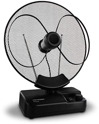 Metronic 426994 - Antena de interior orientable con ganancia 26 dB, negro