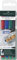 FABER-CASTELL 152504 - Marker MULTIMARK permanent, Stärke: M, 4er Etui, Inhalt: je 1x rot, blau, grün, schwarz