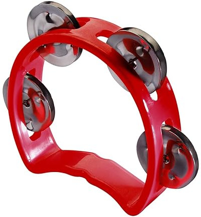Stagg 12833 4 Big Jingles Mini Tambourine - Red