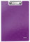 Leitz WOW A4 Klemmbrettmappe mit Abdeckung, Leichtes Polyfoam, Strapazierfähiges Klemmbrett mit Abdeckung, Für bis zu 80 Blatt, Violett, 41990062