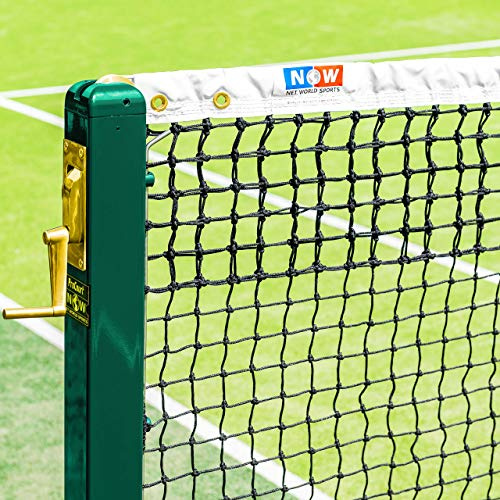 Vermont 12,8m Tennisnetze für doppeltes Tennis – geflochtenes HDPE Garn – ITF-genehmigt – in 5 Dicke und Gewichte erhältlich