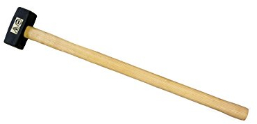 Ruthe 3030030119 Fäustel VPA/GS mit Eschenstiel, 3 kg
