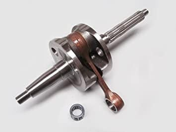 ALBERO MOTORE ORIGINALE PIAGGIO: 4316255 SERIE PARAOLIO ORIGINALE PIAGGIO: 482314/482315 CUSCINETTI DI BANCO SFK: BB1B 447205 A PER GILERA RUNNER 50 1997/2000