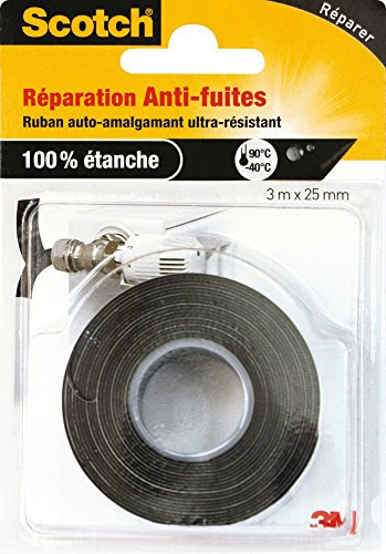 3M SCOTCH Ruban adhésif auto-amalgamant - 3 m x 25 mm - Noir
