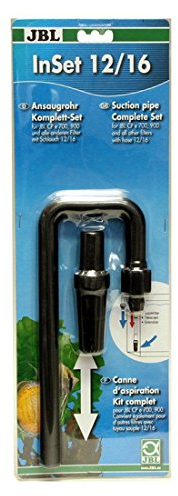 JBL - Inset 12/16 Ansaugrohr Komplett-Set für Außenfilter von Aquarien für 12/16 Schlauch